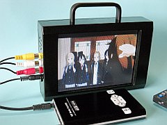 自作ポータブルビデオモニタ