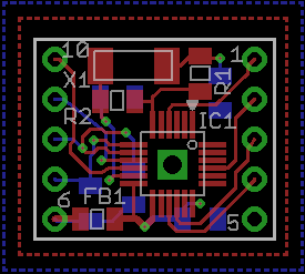 RDA5800Cモジュール基板