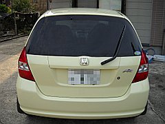 フィットのリアワイパーを倒立化