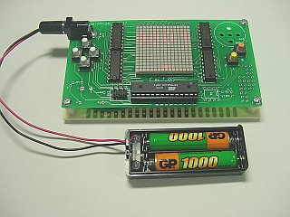 LED Game for AVR$B$r(B Ni-MH$BEECS$GF0$+$7$F$$$k$H$3$m(B