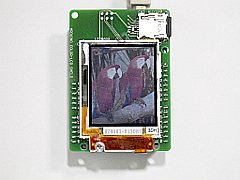 Color LCD Shieldに BMPファイルを表示させてみた