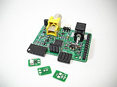 Irタイマー・基板に部品を実装したところ