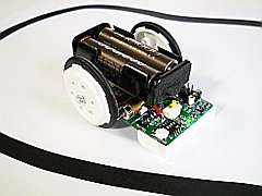 開発中の小型ライントレーサ