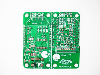 XBee無線ユニットの基板