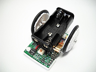電池BOXを取り付けたところ