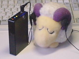 自作MP3プレーヤー２号機とポー