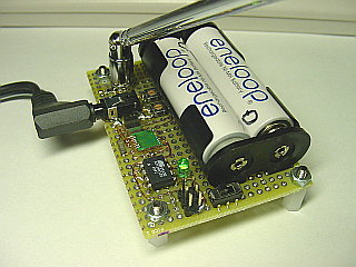 NS73Mを使った FMトランスミッタ・斜めから見た図