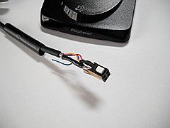 NV-U3のクレードル接続用に ND-B4のコネクタ改造