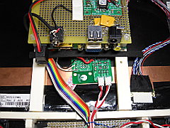 RasPi用ディスプレイに組み込んだ PAM8408基板