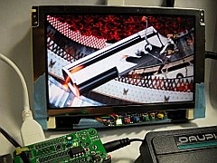 4U@2011+7inch LCDによる Raspberry Pi用モニタでまどマギ