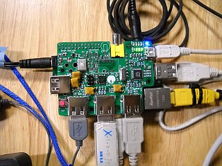 USB-HUB動作中