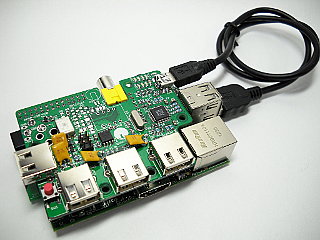接続には USBケーブルが必要です