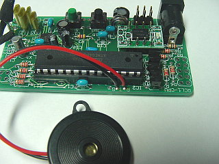 圧電スピーカーの取り付け