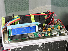 太陽電池充電システム・新基板で開発中