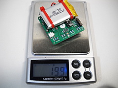 ノーホイールのライントレーサになる予定のメカ・重量約20g