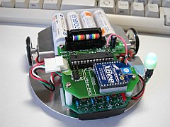 某所に収めたリモコン型ライントレースマウス