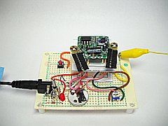 小型FMラジオ基板検査治具