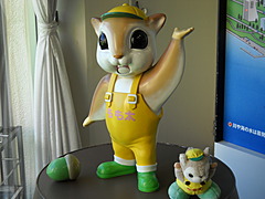 奥只見電力館のもも太くん